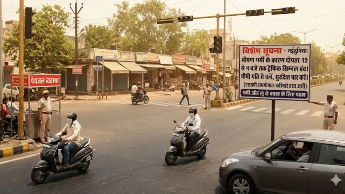 Bilaspur Traffic Update: भीषण गर्मी में राहत... बिलासपुर में दोपहर 12 से 4 बजे तक बंद रहेंगे ट्रैफिक सिग्नल, SSP ने जारी किए निर्देश