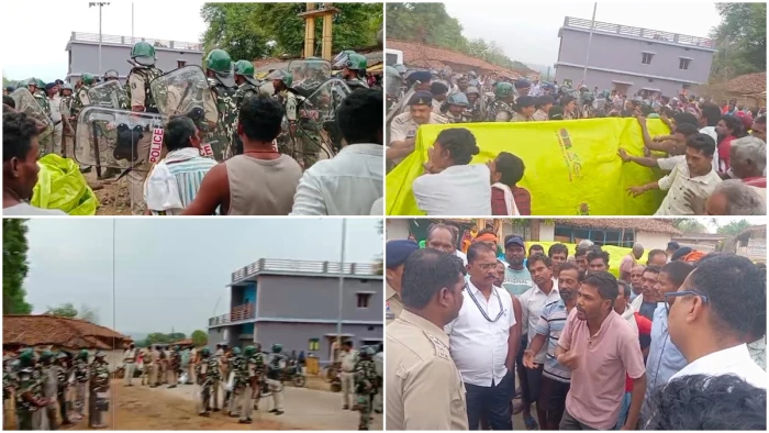 Social Controversy: देवजातरा से पहले बालोद के तुएगोंदी में बढ़ा तनाव: बैरिकेड के पास कबूतर की कथित बलि पर ग्रामीण और पुलिस आमने-सामने