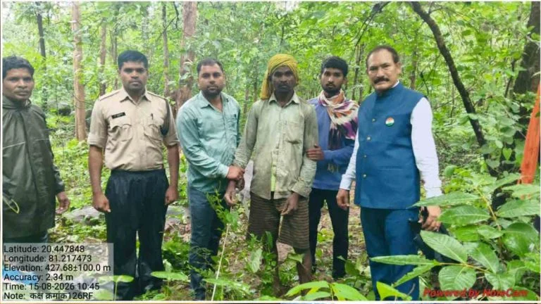 शिकार की तैयारी कर रहा शिकारी गिरफ्तार, जाल समेत गुलेल और अन्य सामान बरामद
