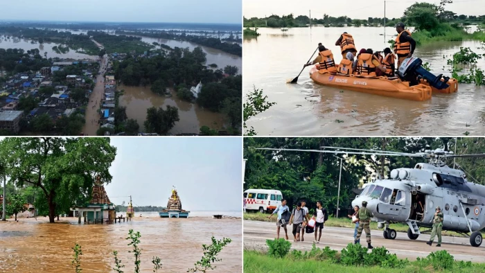 Chhattisgarh Flood Alert: बस्तर से रायगढ़ तक बाढ़ का असर, 571 गांवों के 22,377 लोग प्रभावित