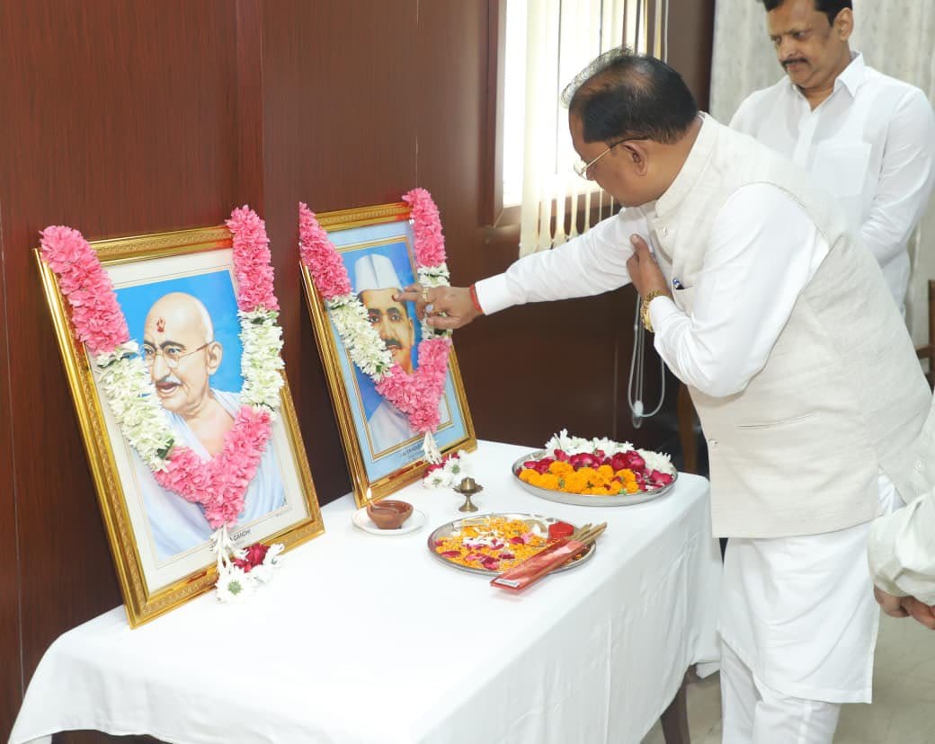 Gandhi-Shastri Jayanti 2026: मुख्यमंत्री विष्णु देव साय ने गांधी और...